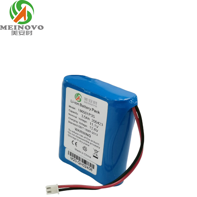 11.1V 3500mAh 醫(yī)療呼吸機(jī)用鋰電池組 定制 1P3S